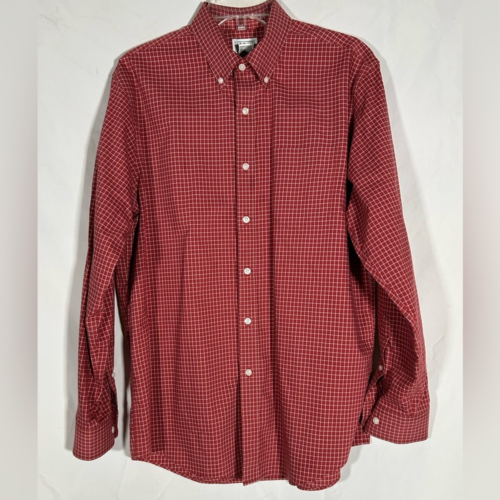 LL BEAN TRADITIONAL FIT PLAID OUTDOOR SPORTSMAN BUTTON DOWN SHIRT MEN MEDIUM